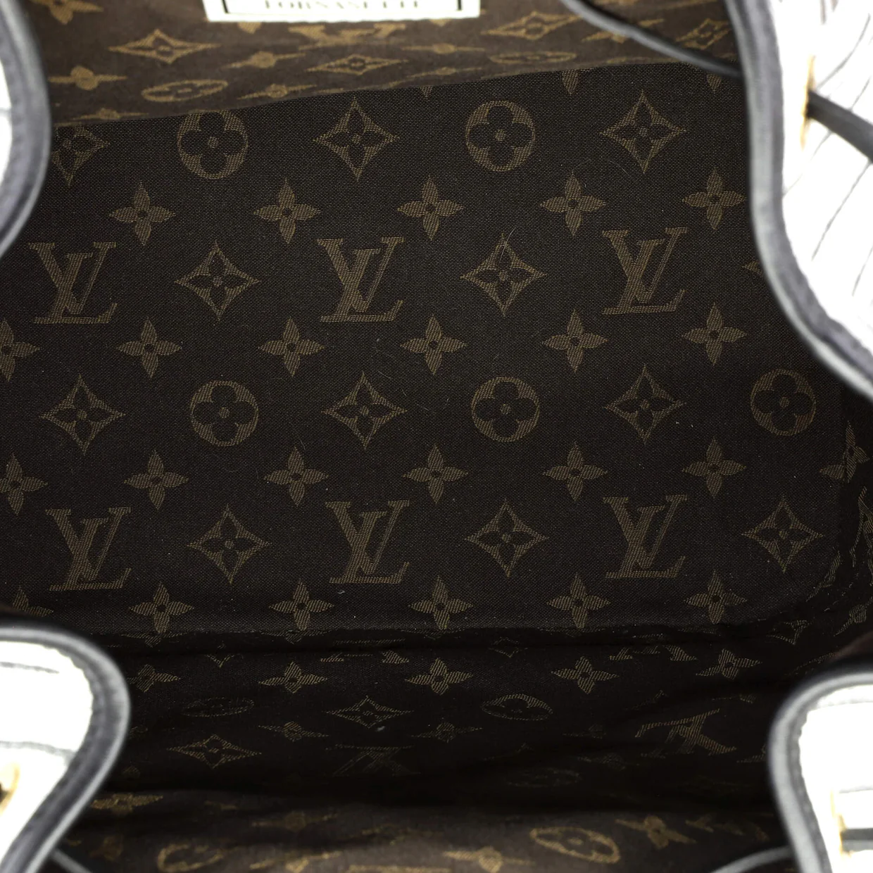 Noe Handbag Limited Edition Fornasetti Architettura Print Leather and Monogram Canvas MM - Deep Luxury