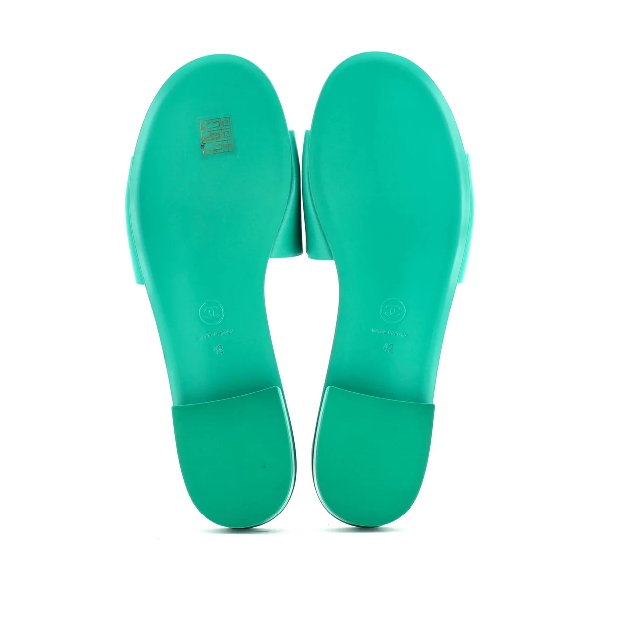 Women's CHA-NEL Mule Sandals Leather - Deep Luxury