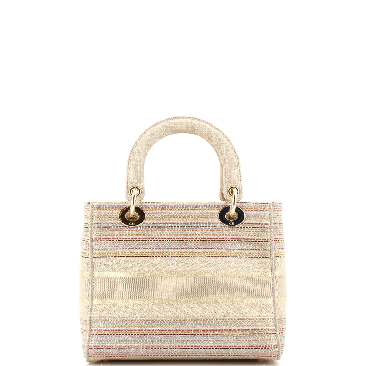Lady D-Lite Bag Embroidered Canvas Medium - Deep Luxury