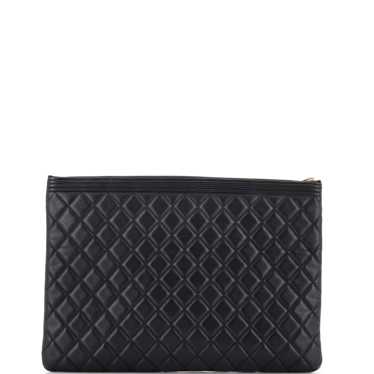 Boy O Case Clutch Quilted Lambskin Large - Deep Luxury