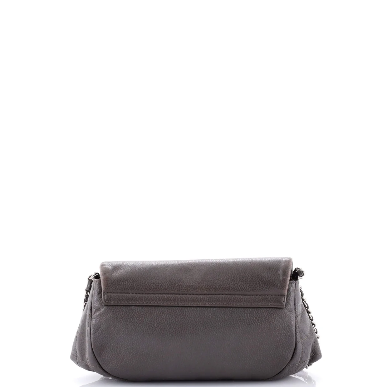 Half Moon Wallet on Chain Caviar - Deep Luxury