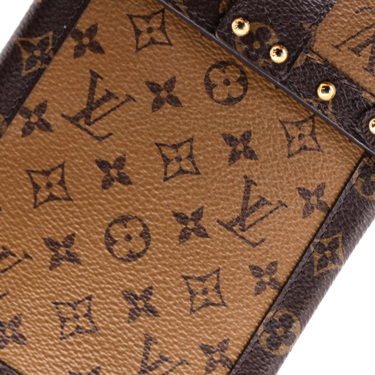 Vertical Trunk Pochette Reverse Monogram Canvas - Deep Luxury