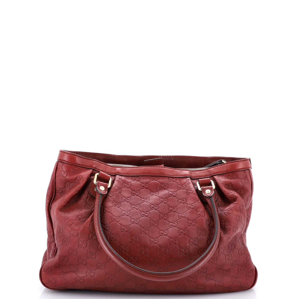 Sukey Top Handle Tote Guccissima Leather Medium - Deep Luxury