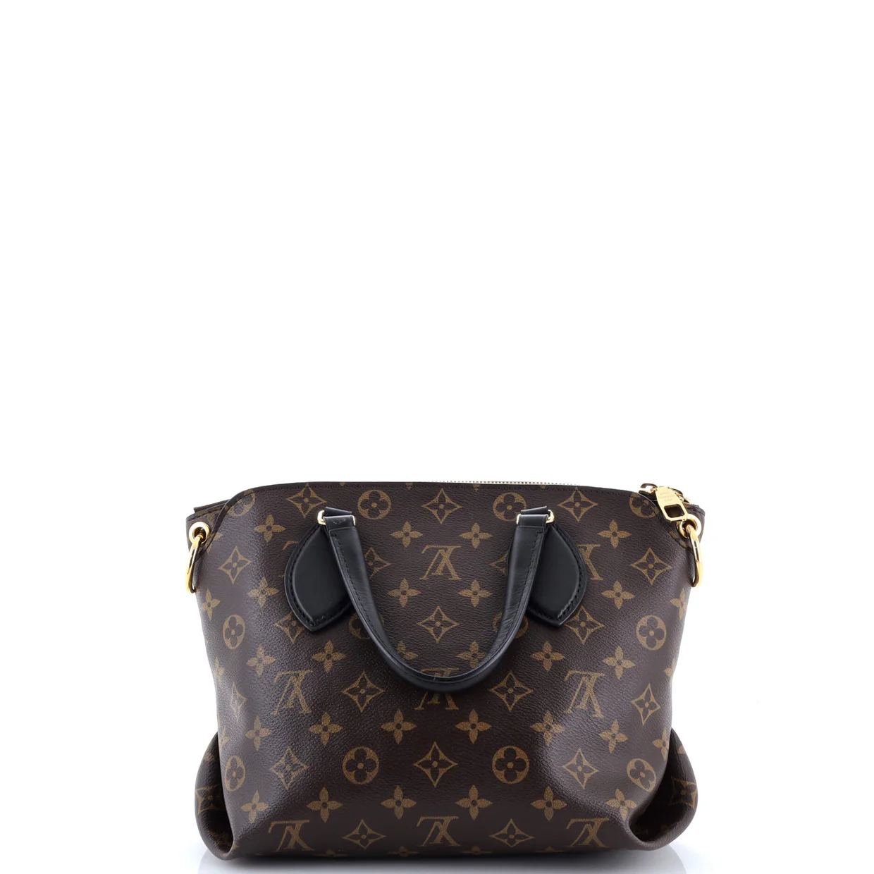 Flower Zipped Tote Monogram Canvas PM - Deep Luxury