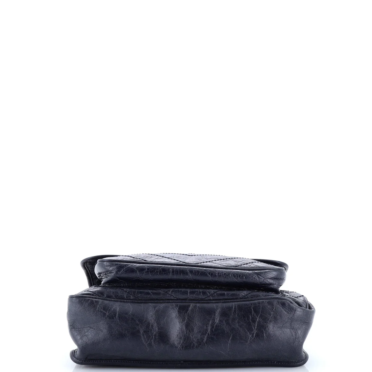 Niki Chain Flap Bag Matelasse Chevron Leather Medium - Deep Luxury