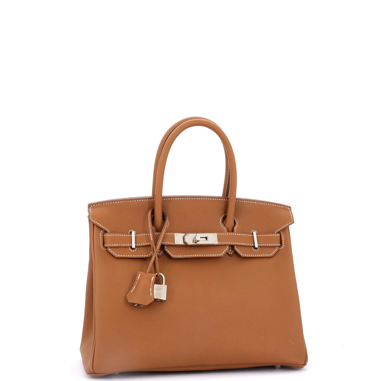 Birkin Handbag Gold Maurice with Palladium Hardware 30 - Deep Luxury