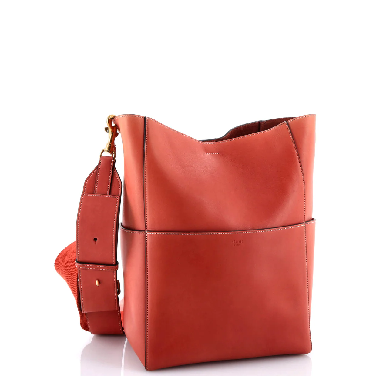 Sangle Seau Bag Calfskin Large - Deep Luxury