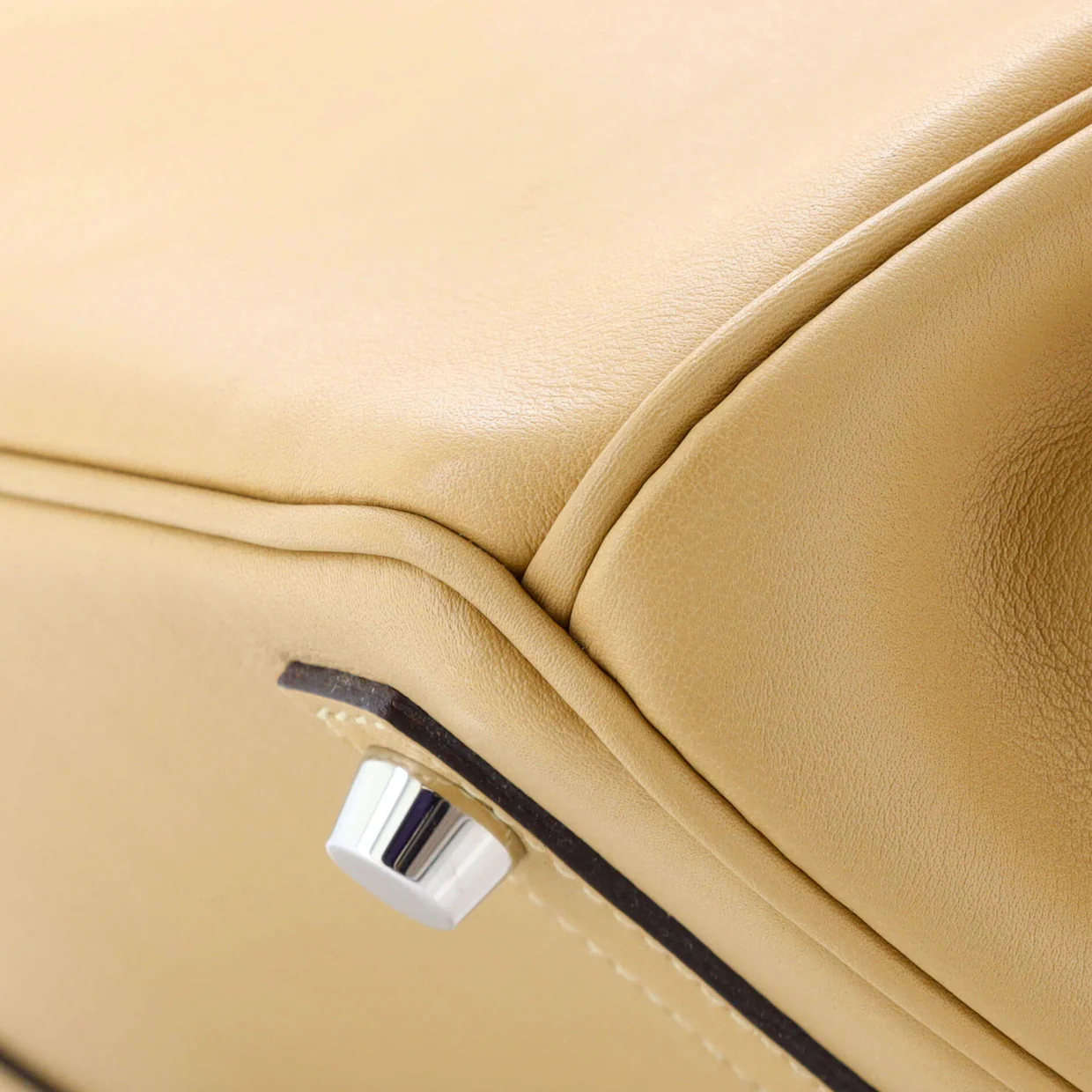 Birkin Handbag Light Swift with Palladium Hardware 25 - Deep Luxury