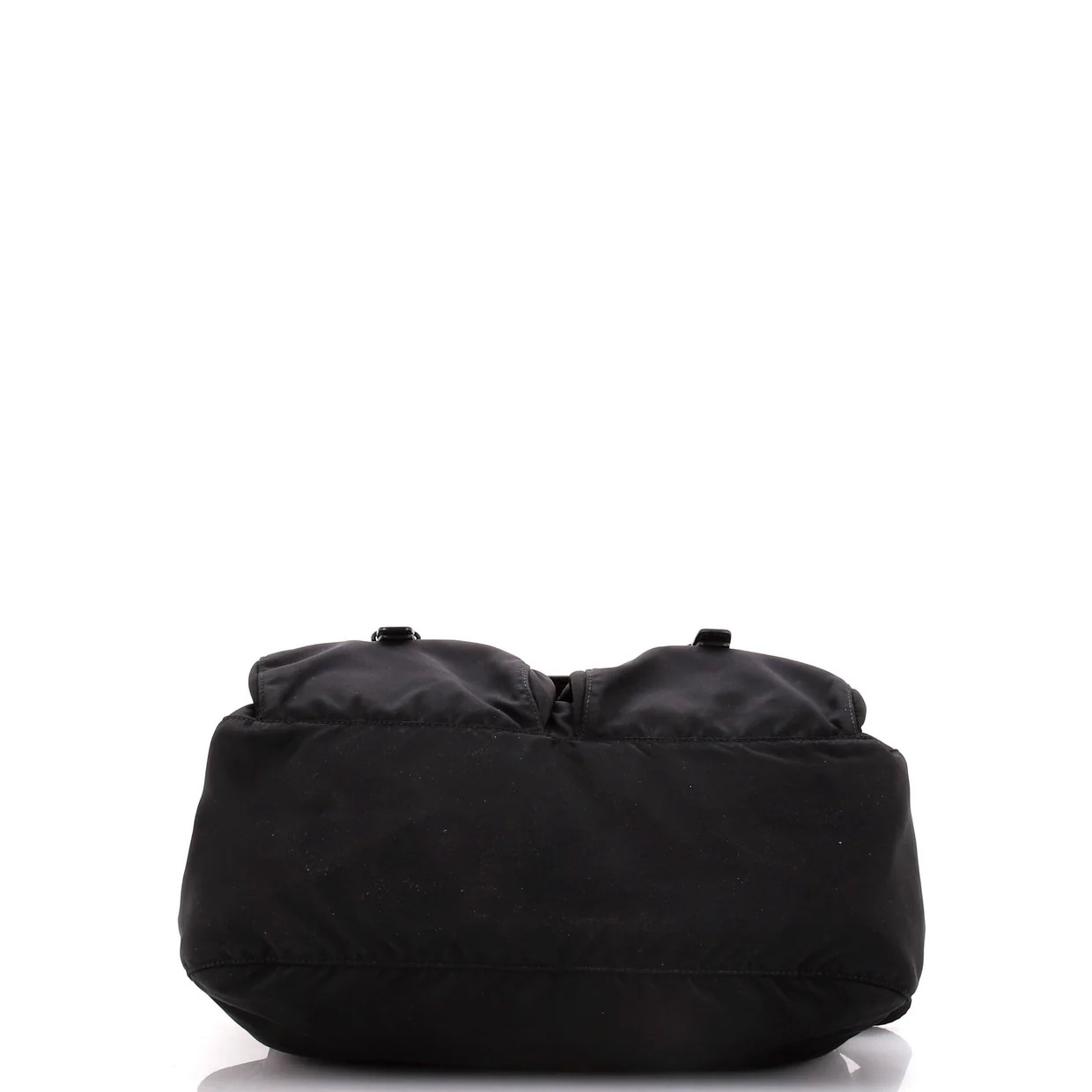 Double Buckle Flap Messenger Bag Tessuto Large - Deep Luxury