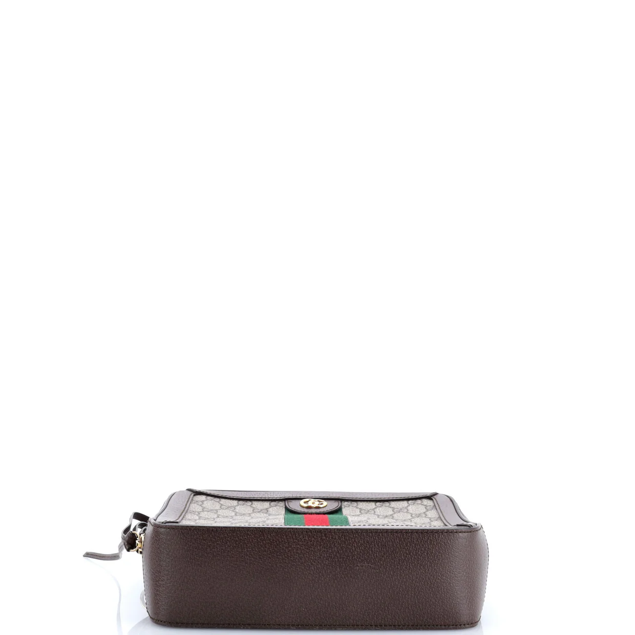 Ophidia Zip Around Camera Bag GG Coated Canvas Small - Deep Luxury