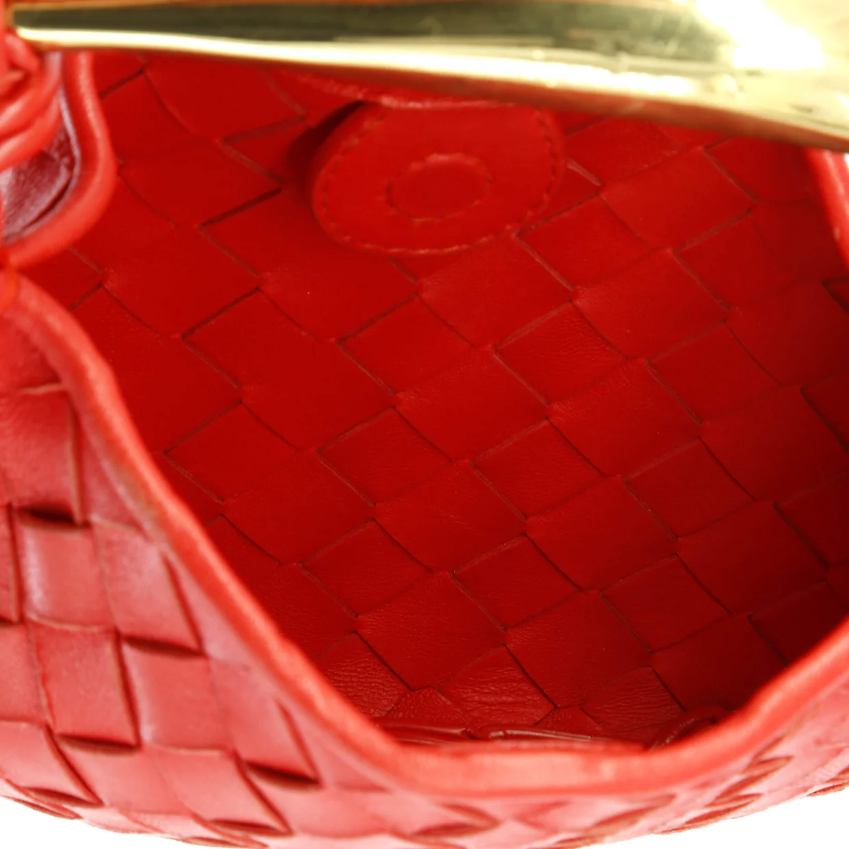 Sardine Top Handle Bag Intrecciato Nappa Mini - Deep Luxury