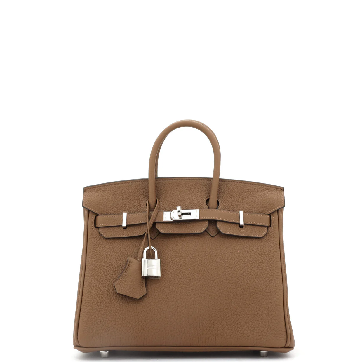 Birkin Handbag Alezan Togo with Palladium Hardware 25 - Deep Luxury