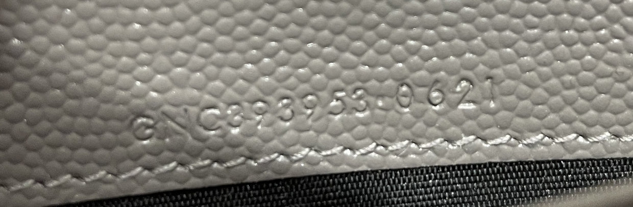 Classic Monogram Wallet on Chain Matelasse Chevron Leather Small - Deep Luxury