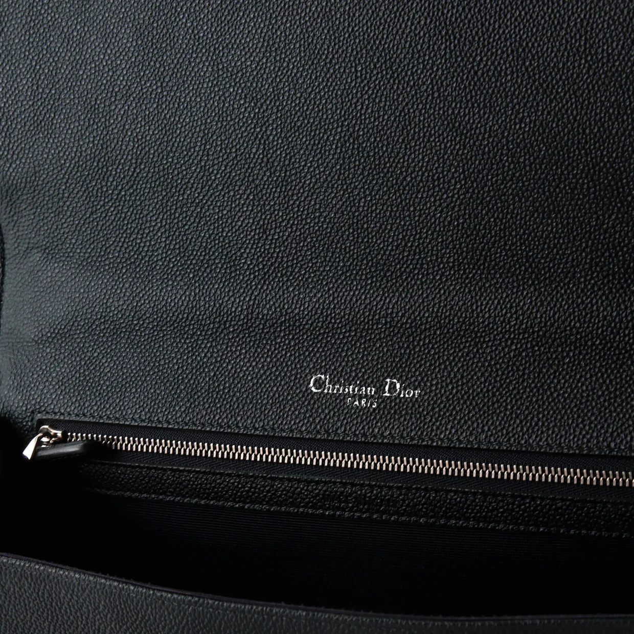 Diorama Flap Bag Grained Calfskin Large - Deep Luxury