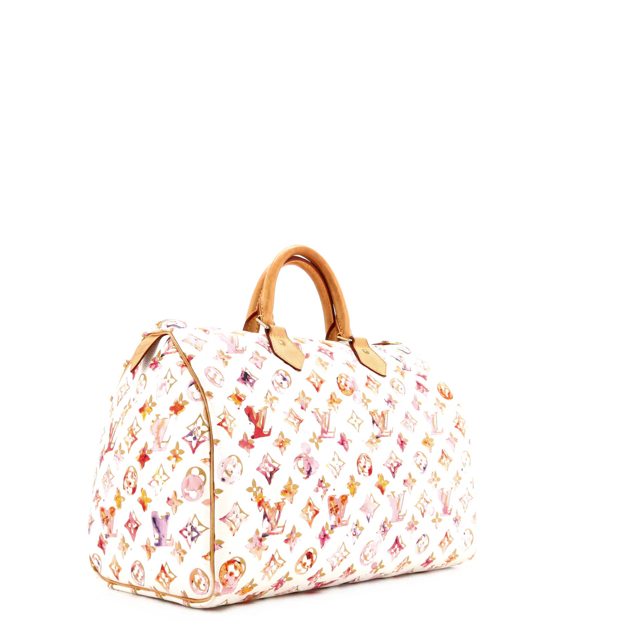 Speedy Handbag Monogram Watercolor Aquarelle 35 - Deep Luxury