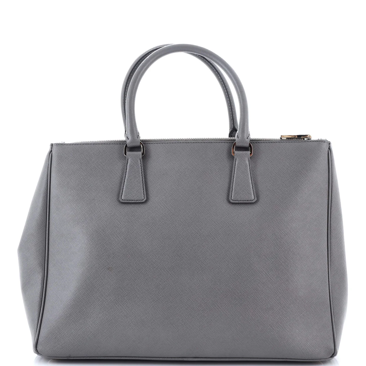 Double Zip Lux Tote Saffiano Leather Medium - Deep Luxury