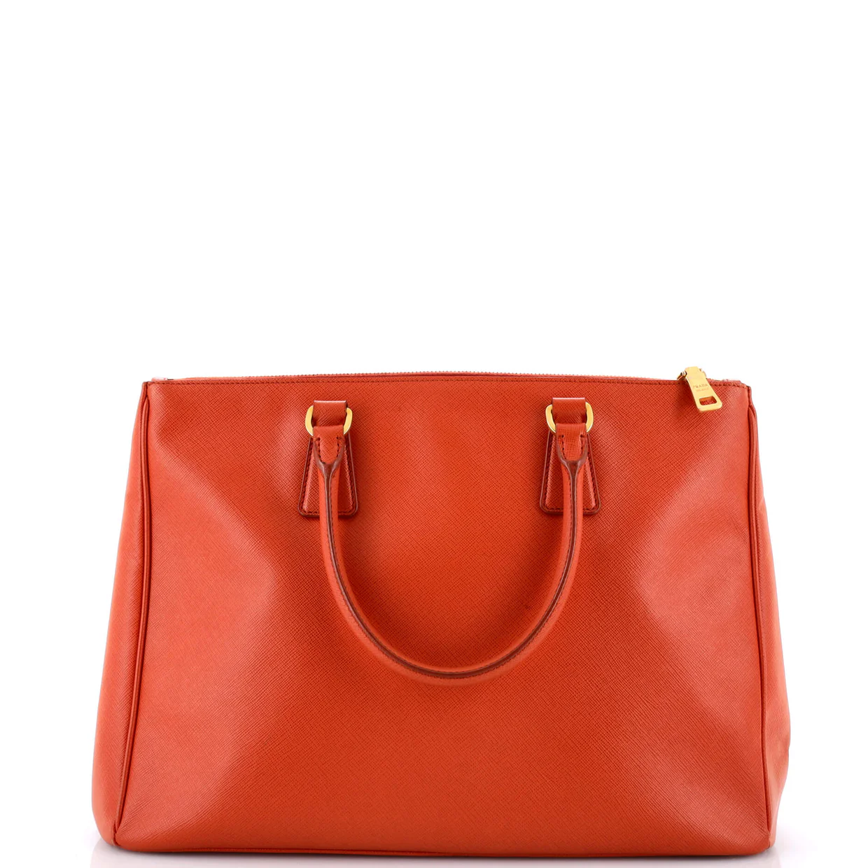 Double Zip Lux Tote Saffiano Leather Large - Deep Luxury