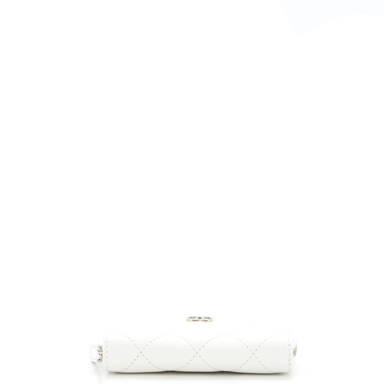 CC Zip Coin Purse Quilted Caviar Small - Deep Luxury