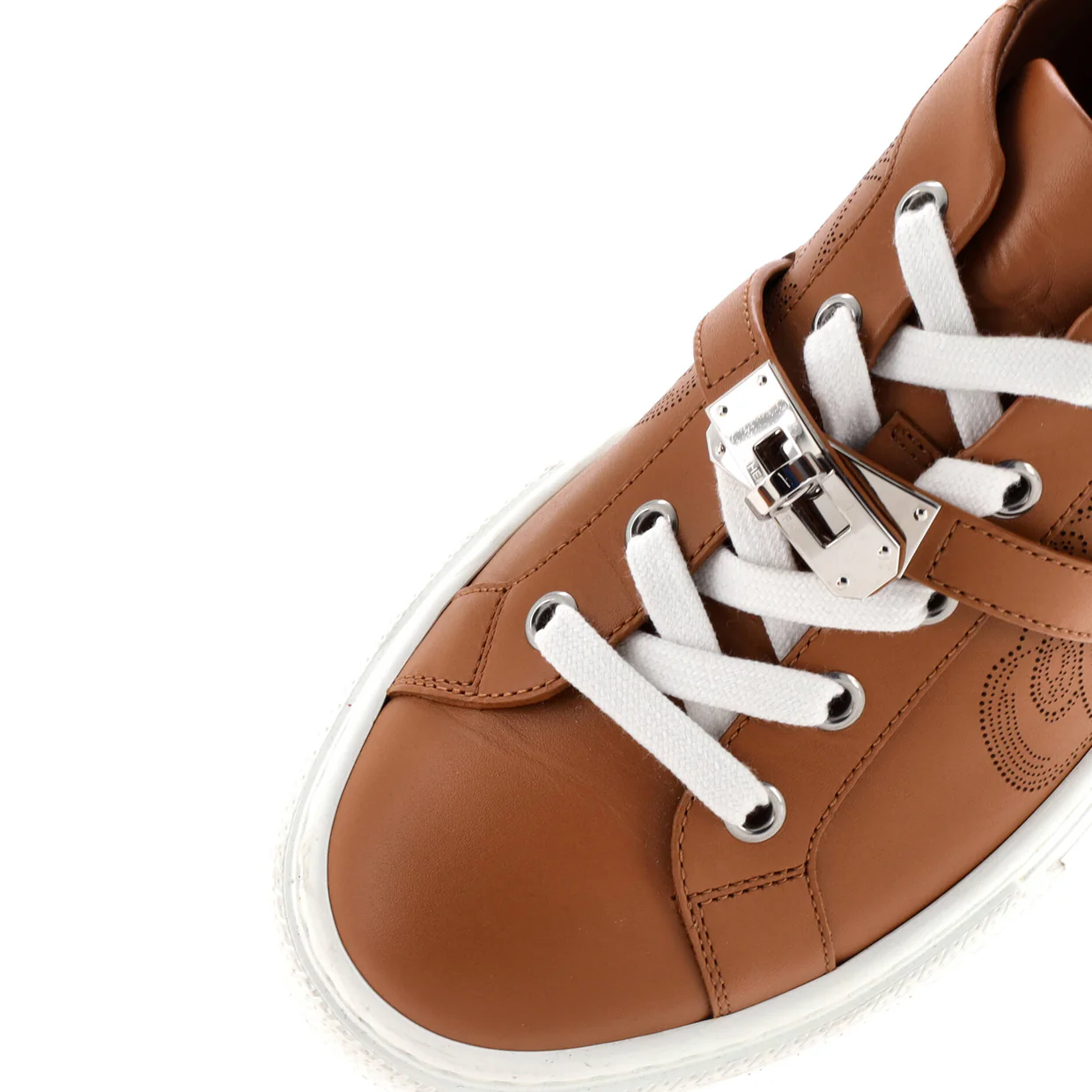 Women's Day Sneakers Perforated Leather - Deep Luxury