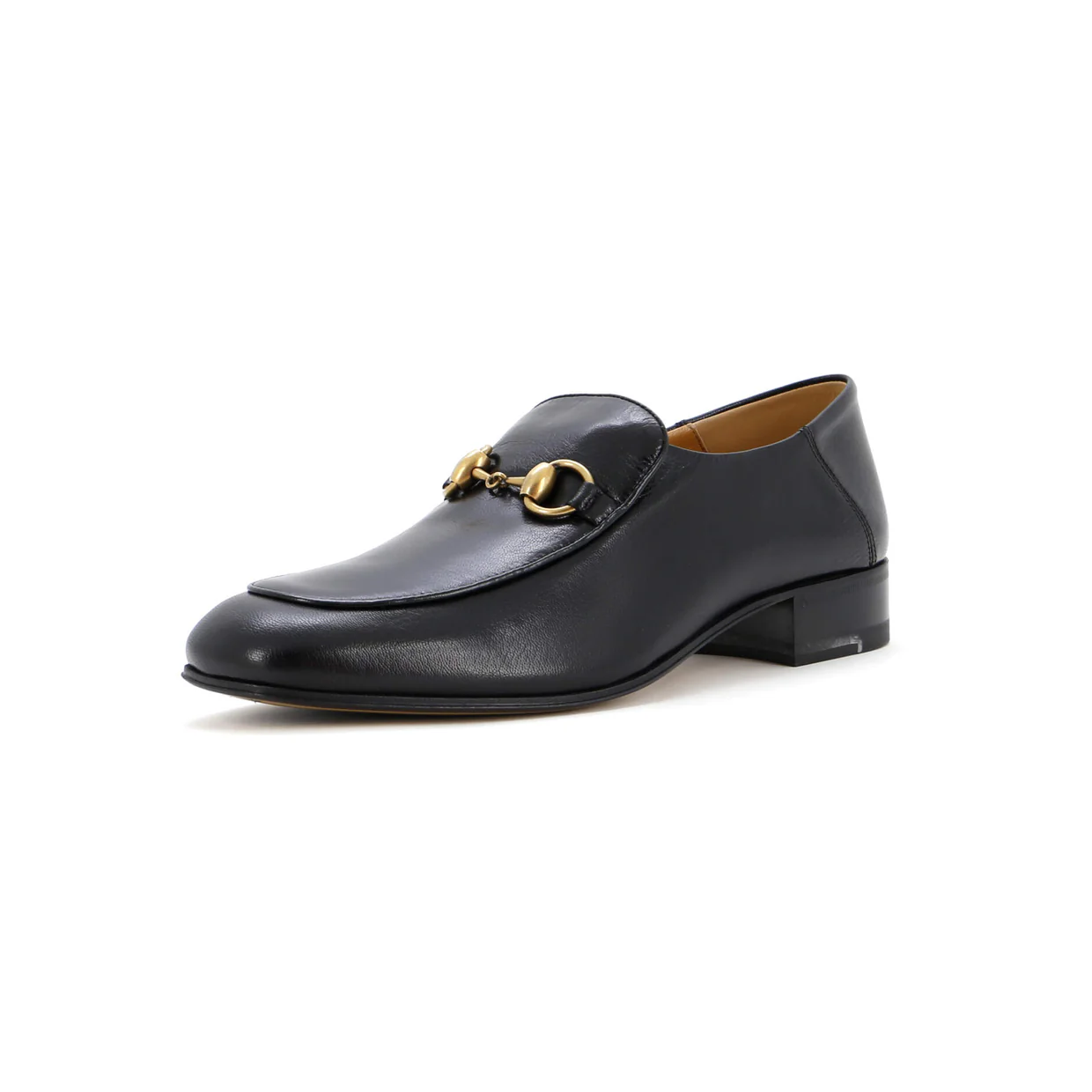Women's Horsebit Mid-Heel Loafers Leather - Deep Luxury