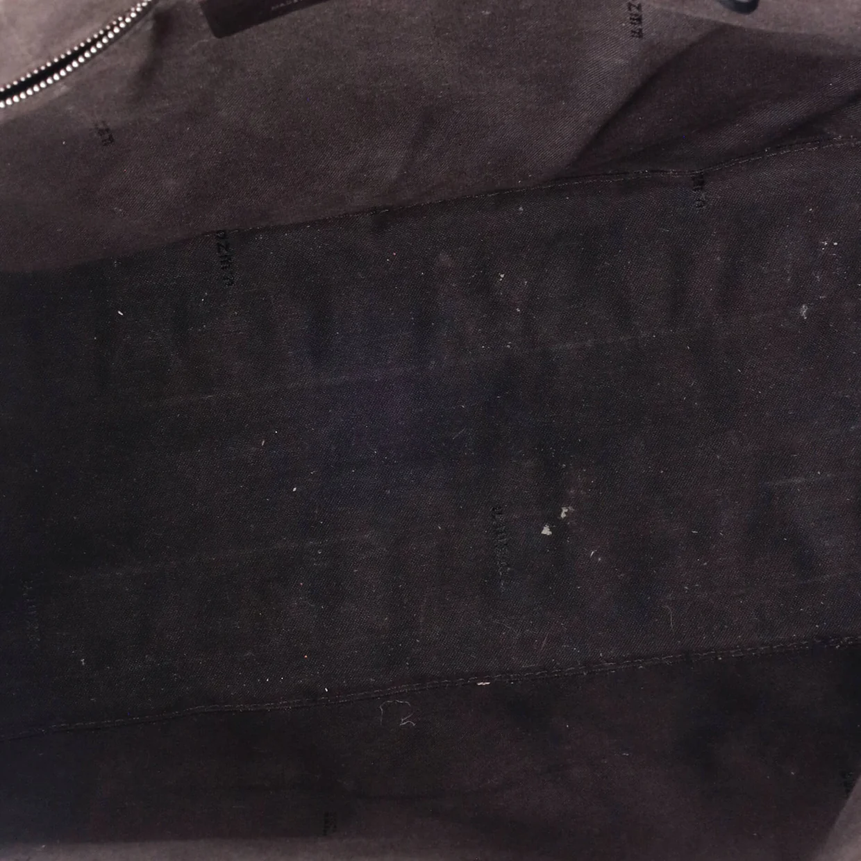 FF Logo Stamp Shopping Tote Zucca Coated Canvas Medium - Deep Luxury