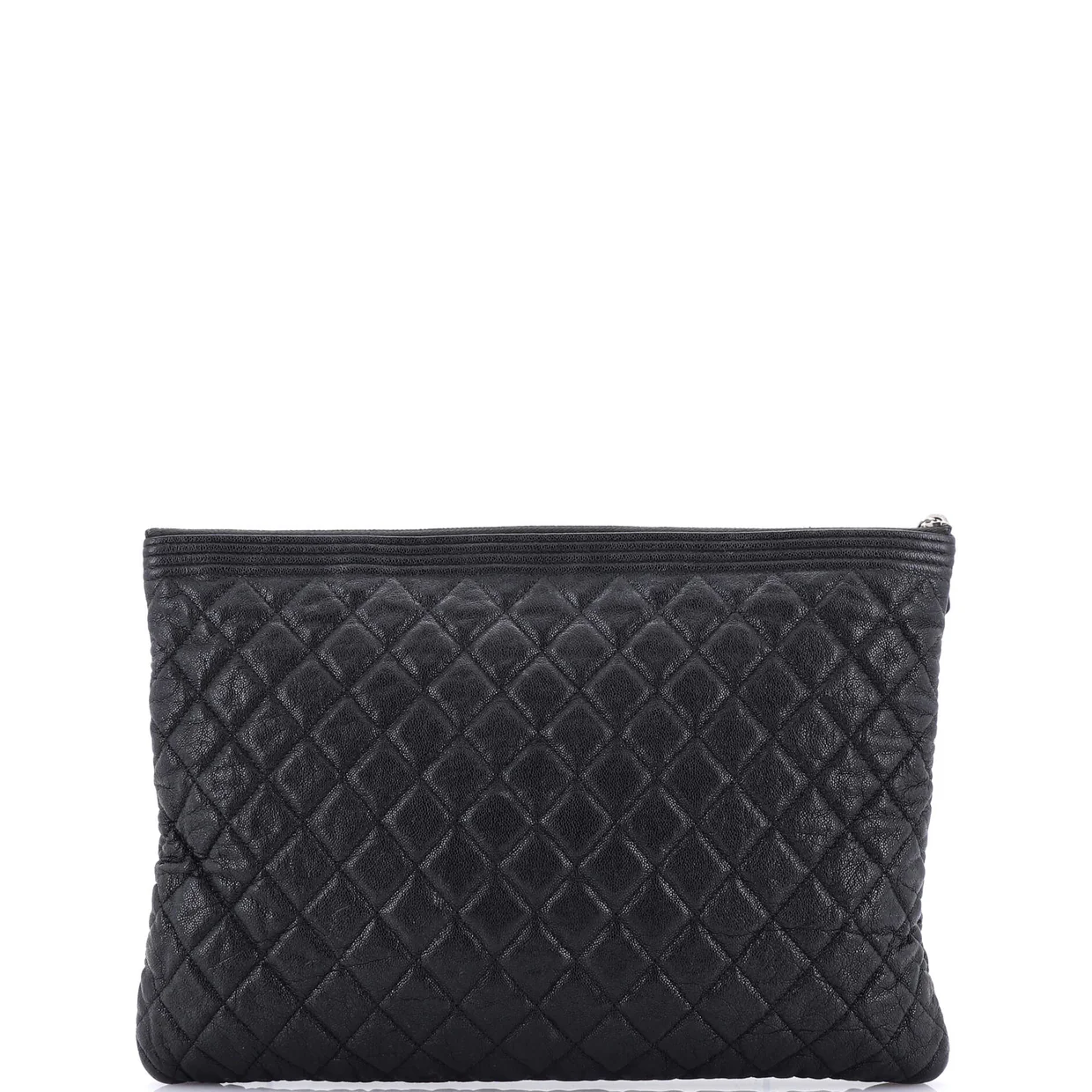 Boy O Case Clutch Quilted Caviar Large - Deep Luxury