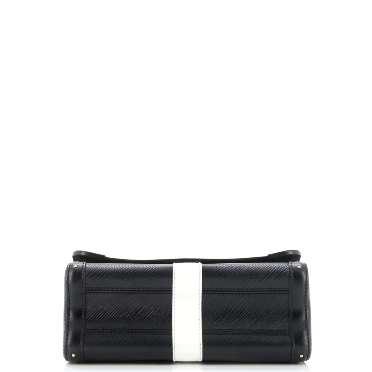 Twist Handbag Studded Epi Leather and Monogram Canvas MM - Deep Luxury