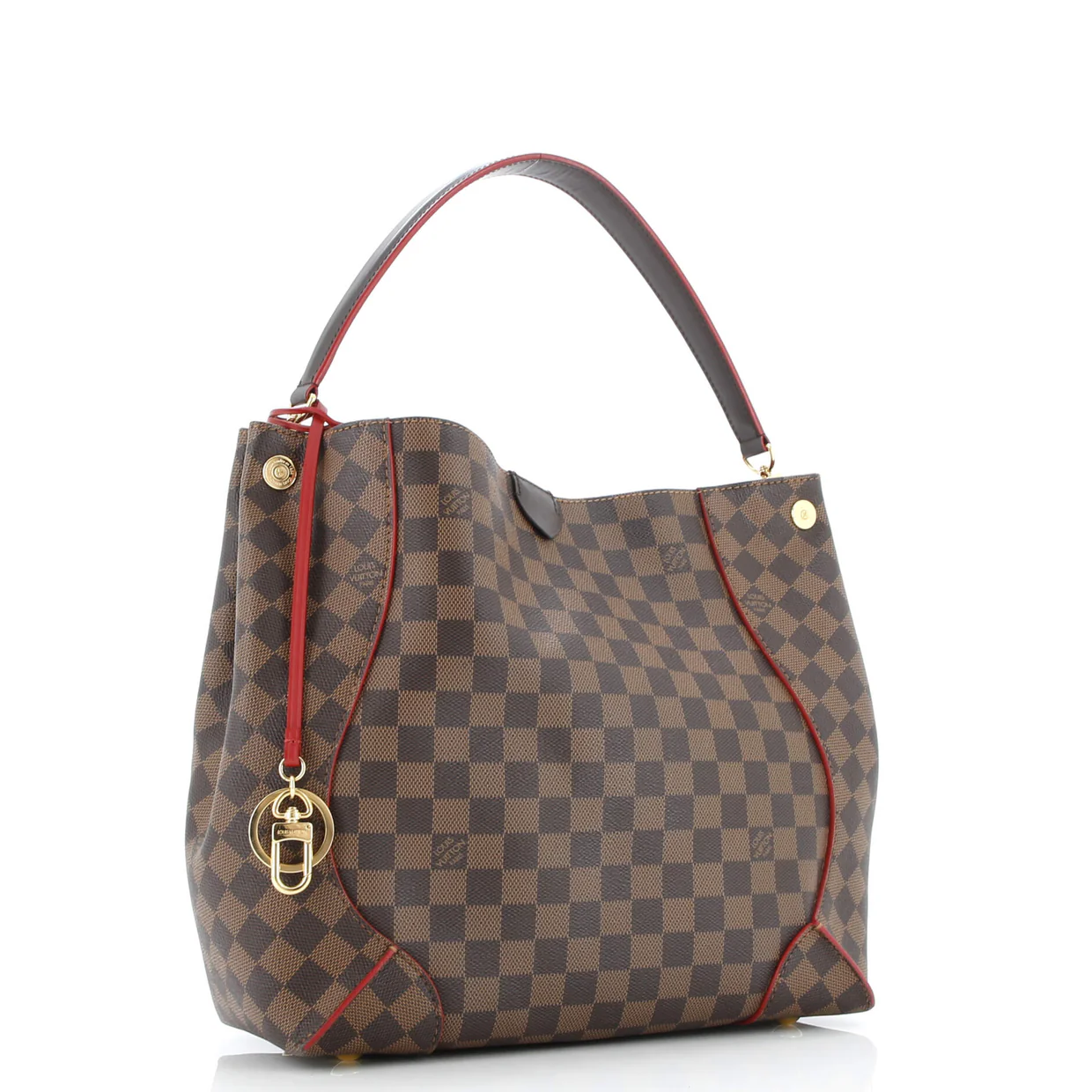 Caissa Hobo Damier with Leather - Deep Luxury