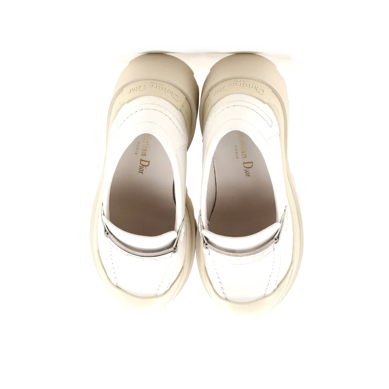 Women's Code Platform Loafers Leather - Deep Luxury