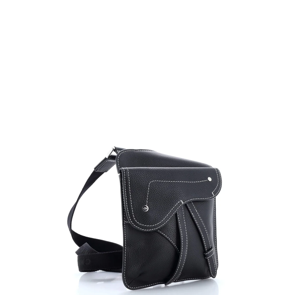 Saddle Flat Messenger Bag Leather - Deep Luxury