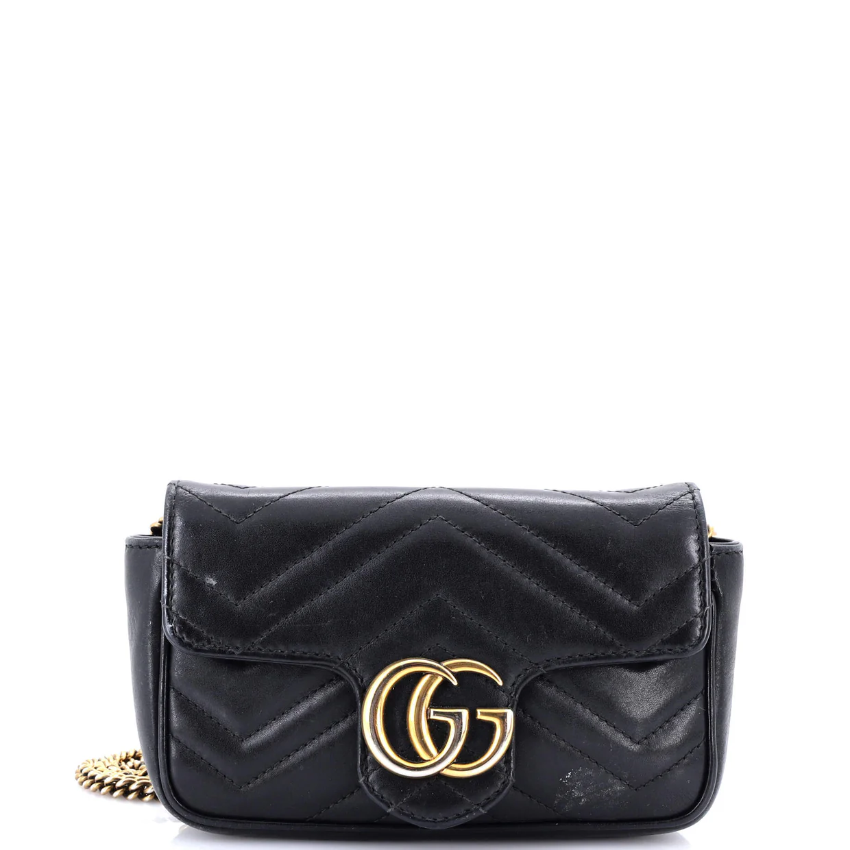 GG Marmont Flap Bag Matelasse Leather Super Mini - Deep Luxury