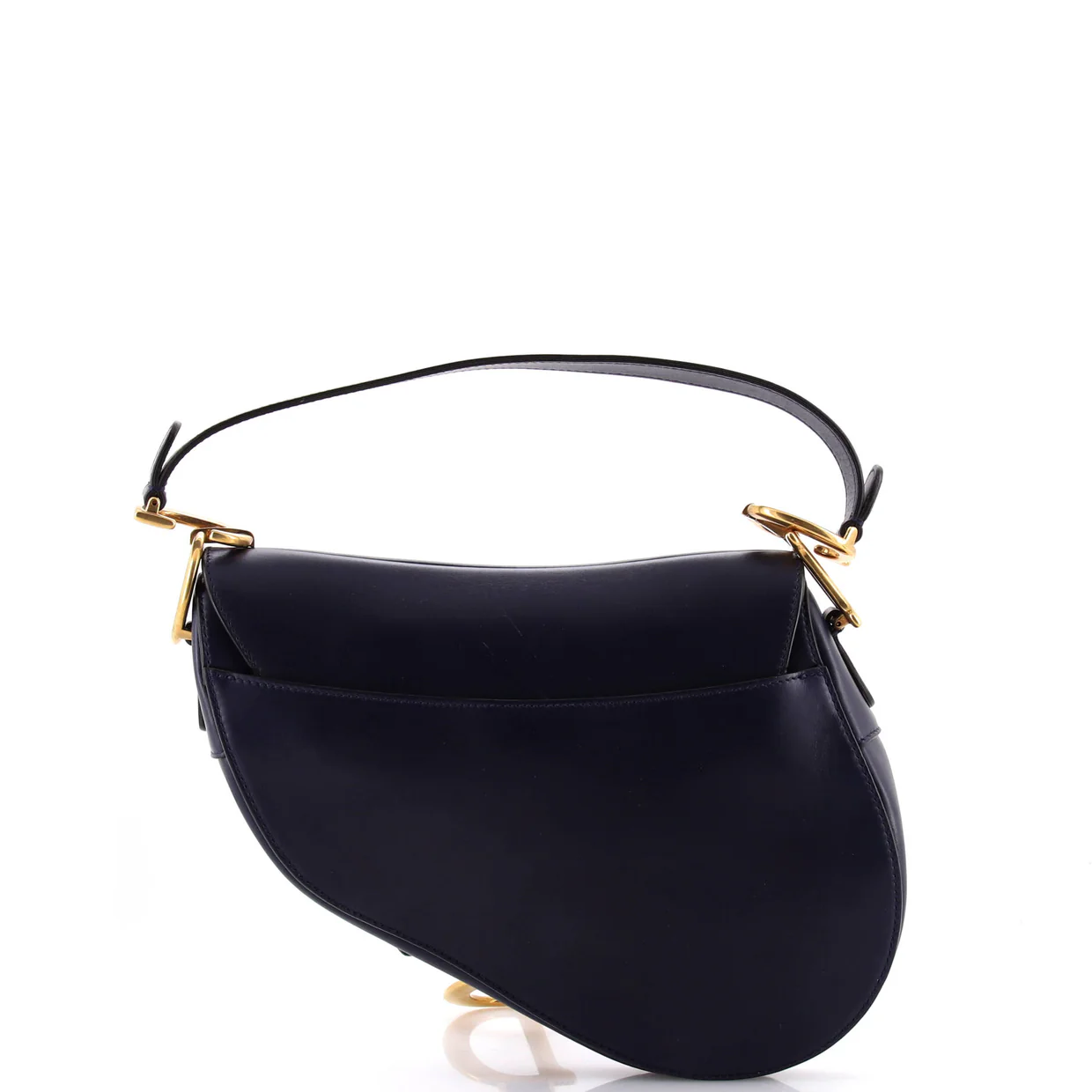 Saddle Handbag Leather Medium - Deep Luxury
