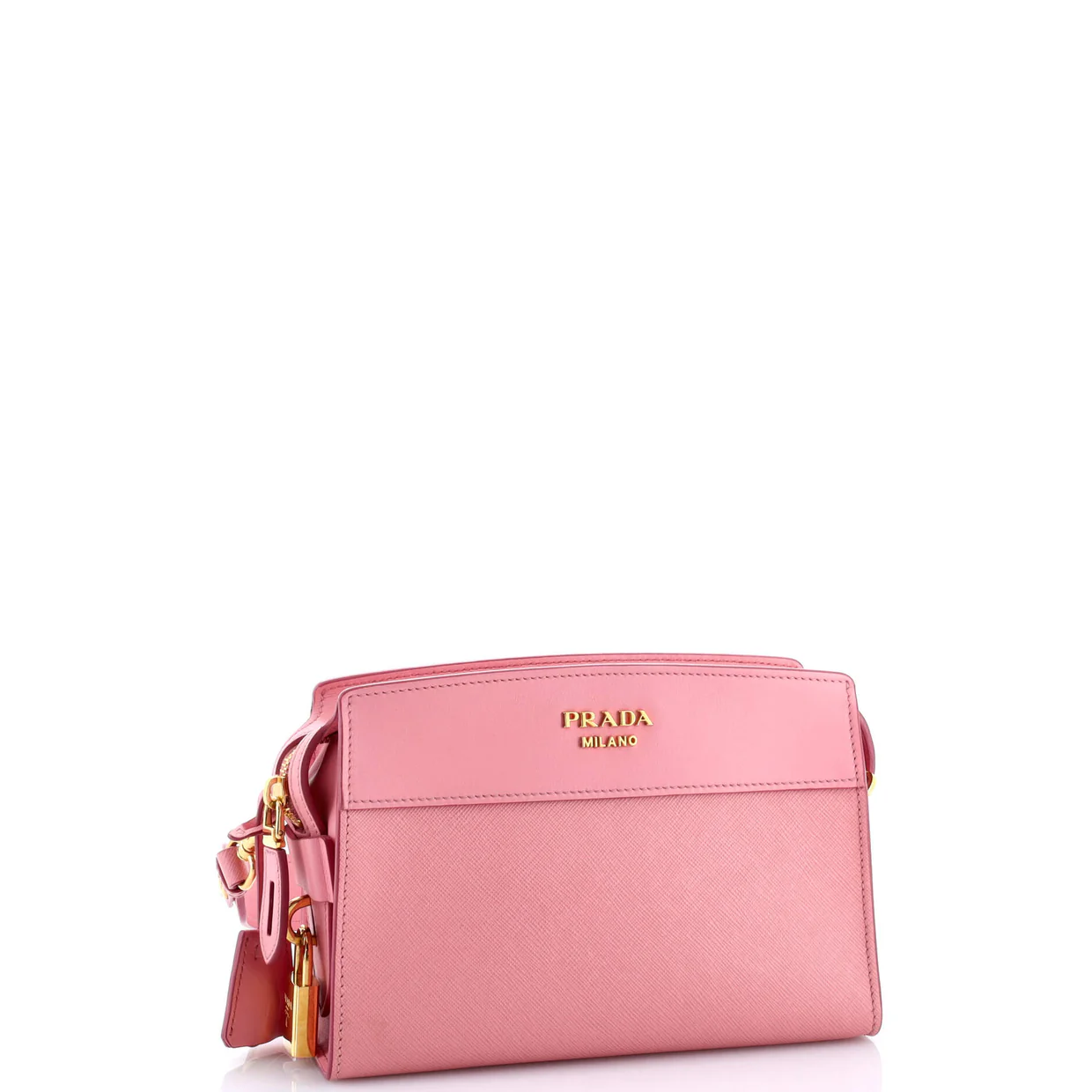 Esplanade Crossbody Bag Saffiano with City Calf Small - Deep Luxury