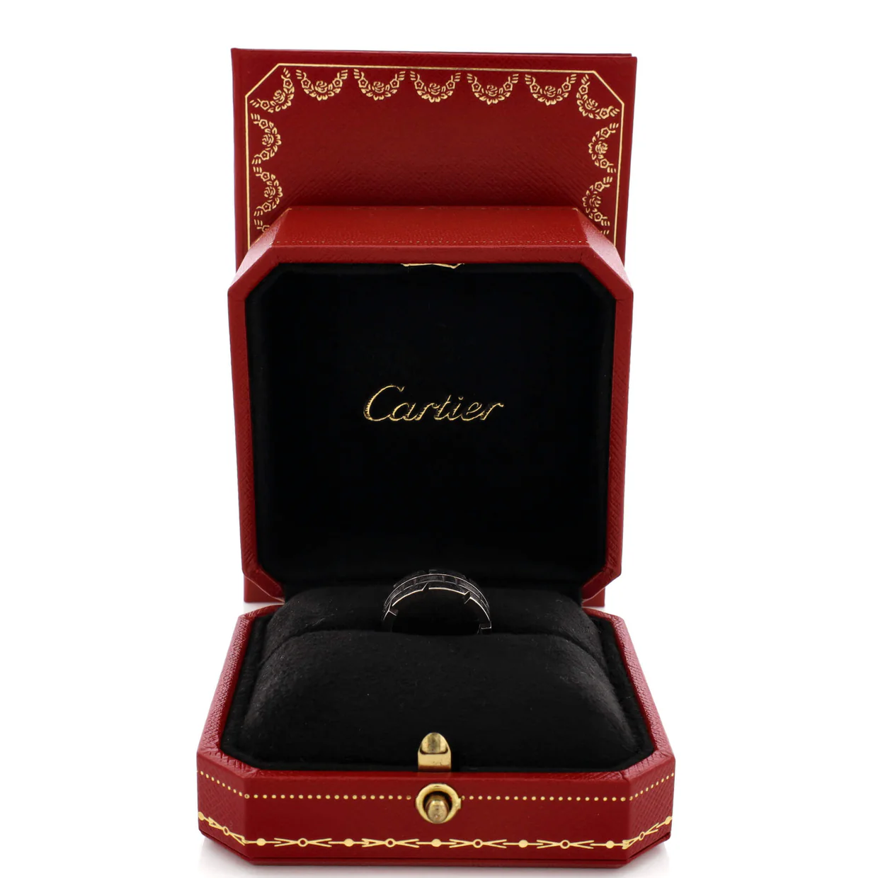 Tank Francaise Ring 18K White Gold - Deep Luxury