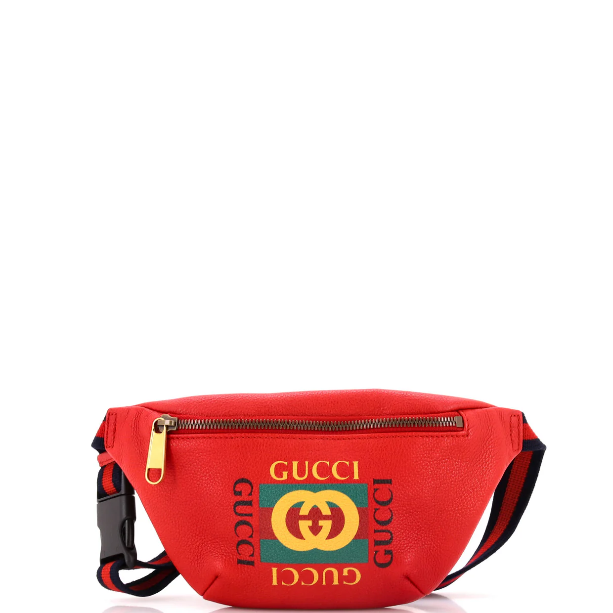 Logo Belt Bag Printed Leather Small - Deep Luxury