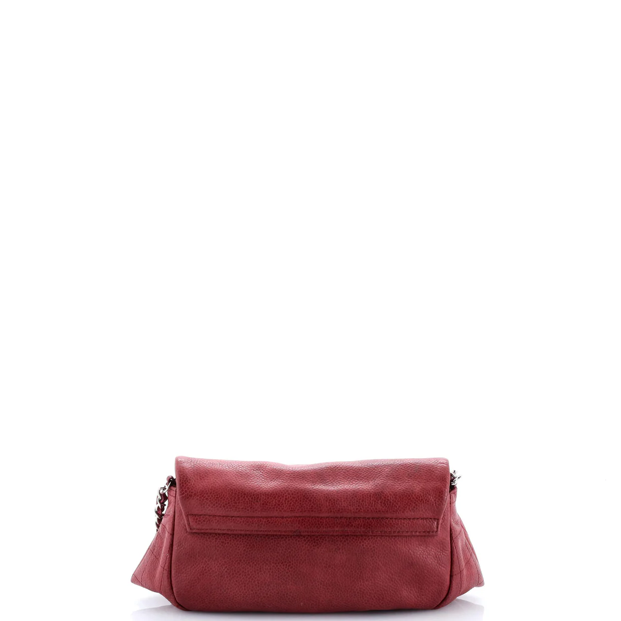 Half Moon Wallet on Chain Caviar - Deep Luxury