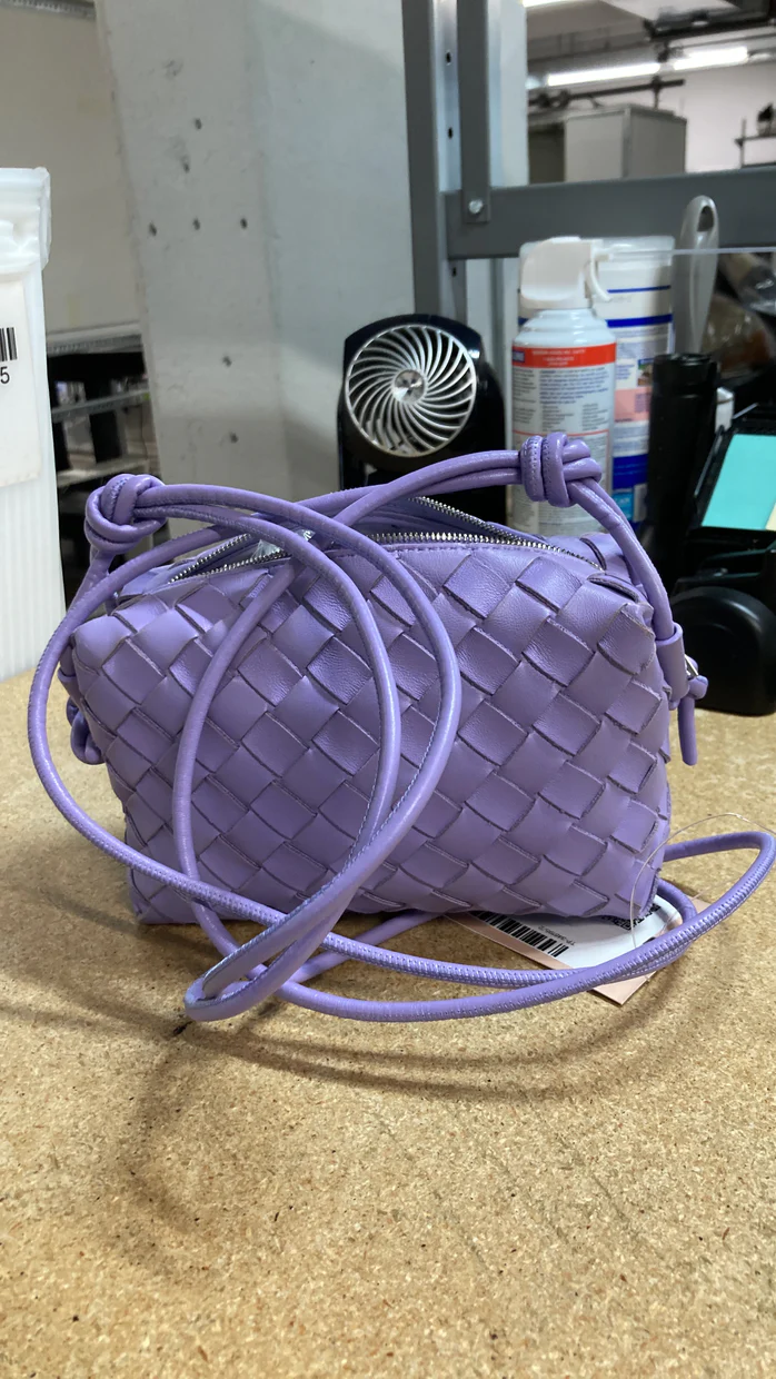Loop Crossbody Bag Intrecciato Nappa Mini - Deep Luxury