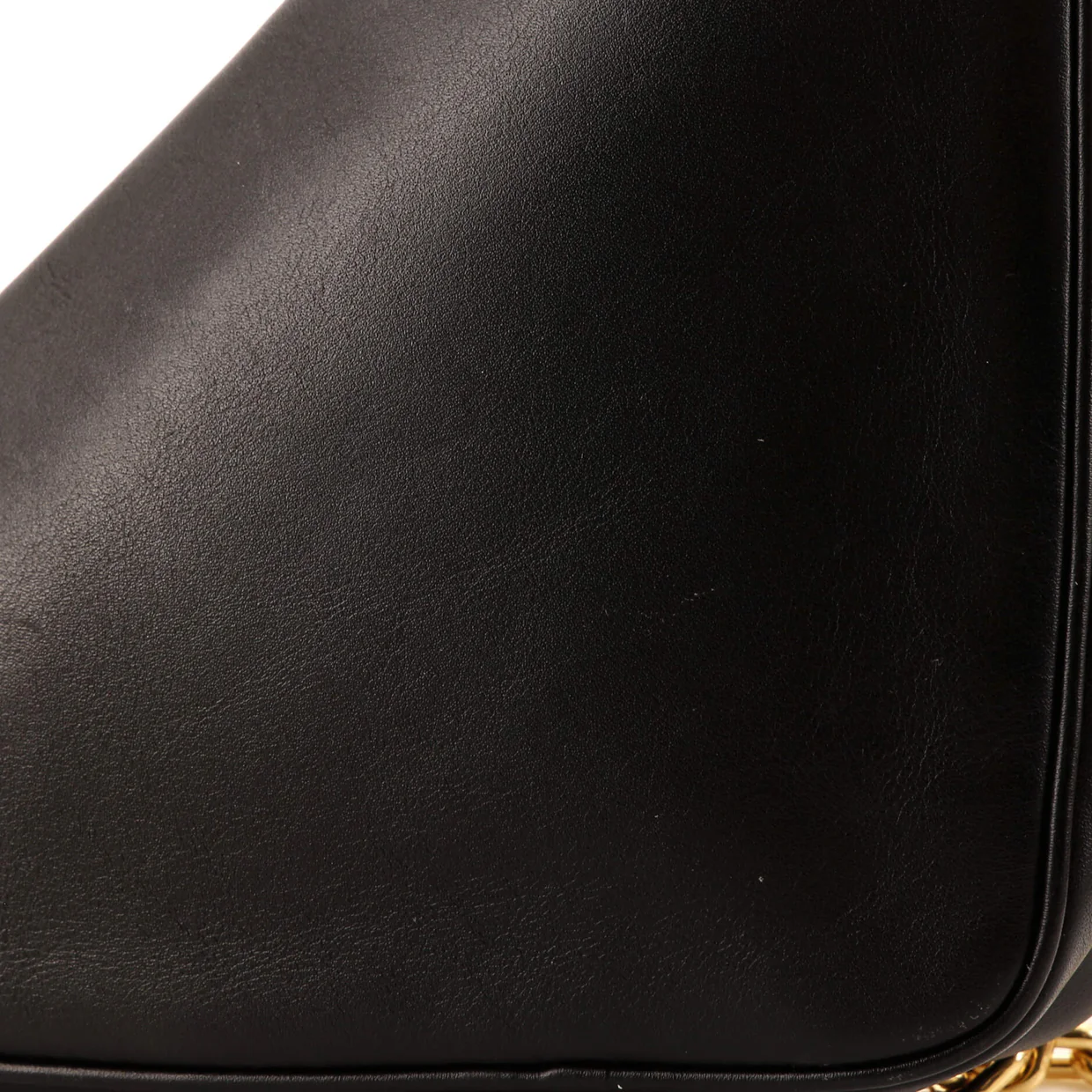 Double Symbole Triangle Bag Leather and Jacquard Mini - Deep Luxury