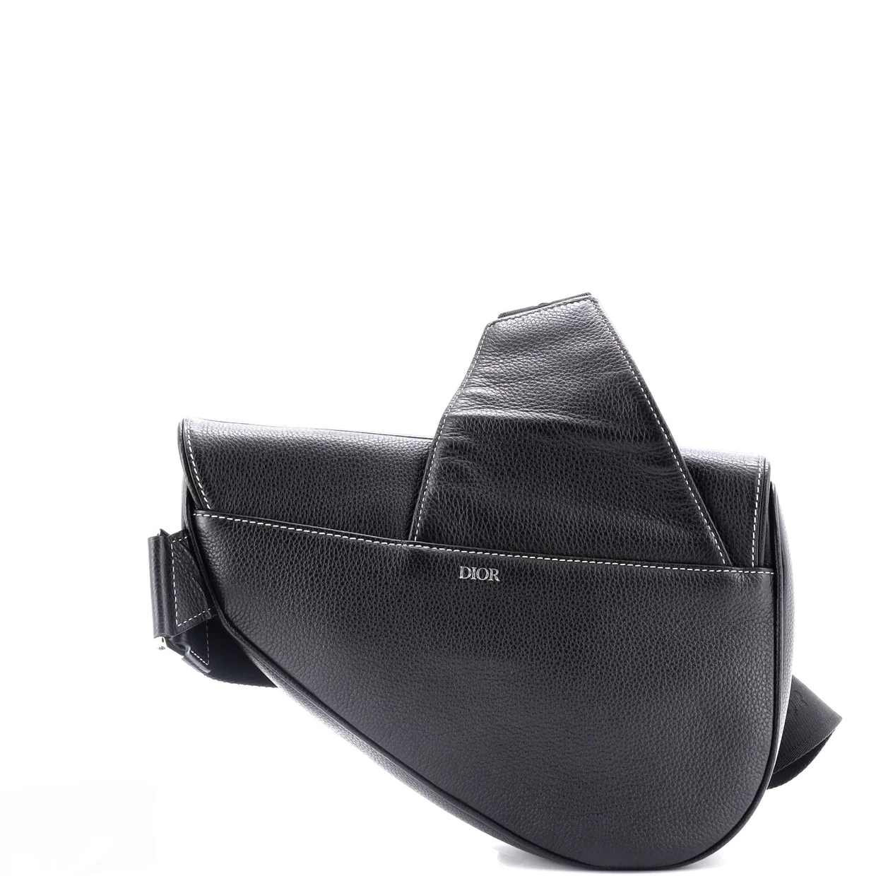 Shawn Stussy Saddle Crossbody Bag Leather with Applique - Deep Luxury