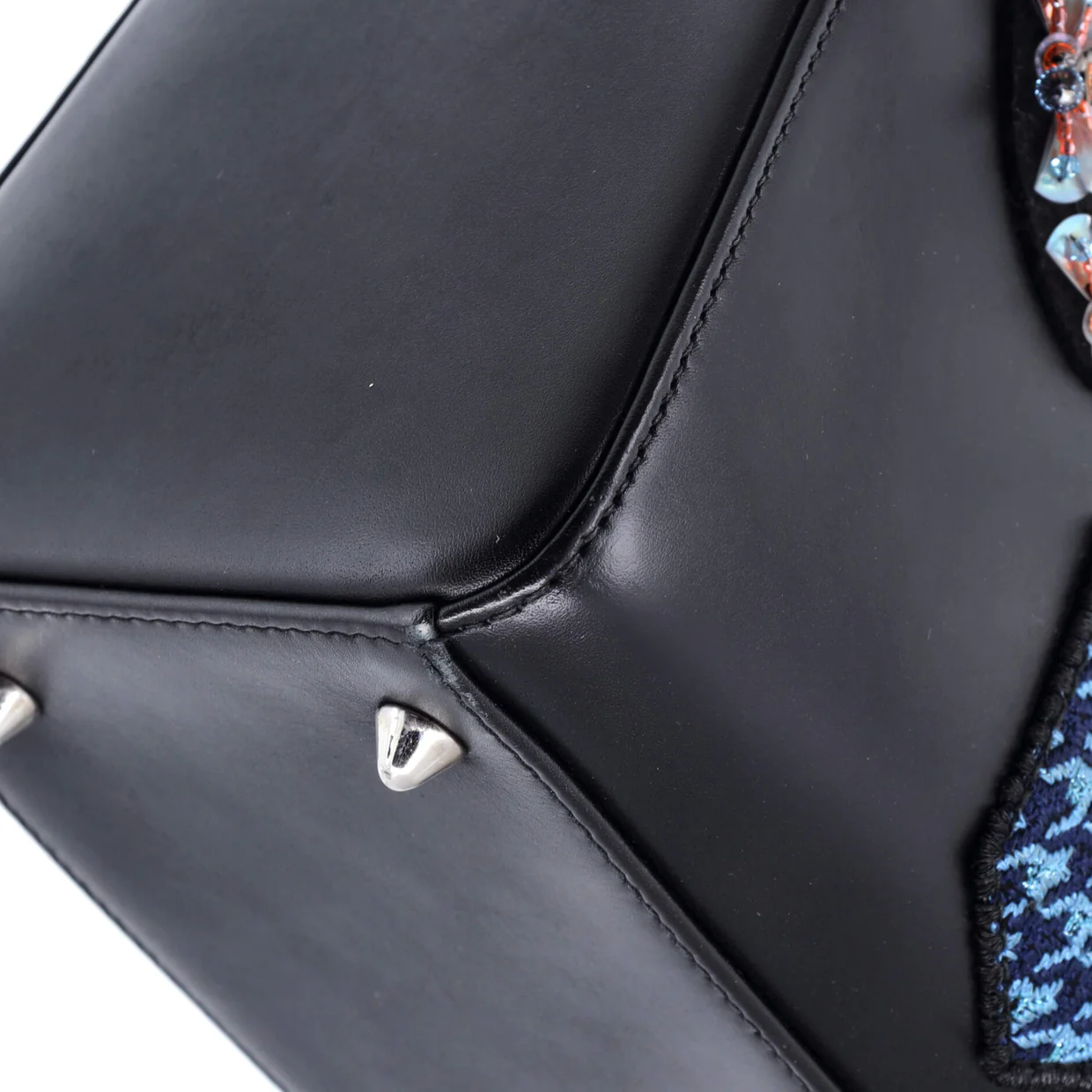 Lady Dior Bag Patch Embellished Leather Medium - Deep Luxury