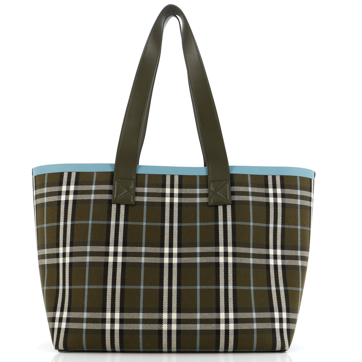 London Tote Check Canvas Medium - Deep Luxury
