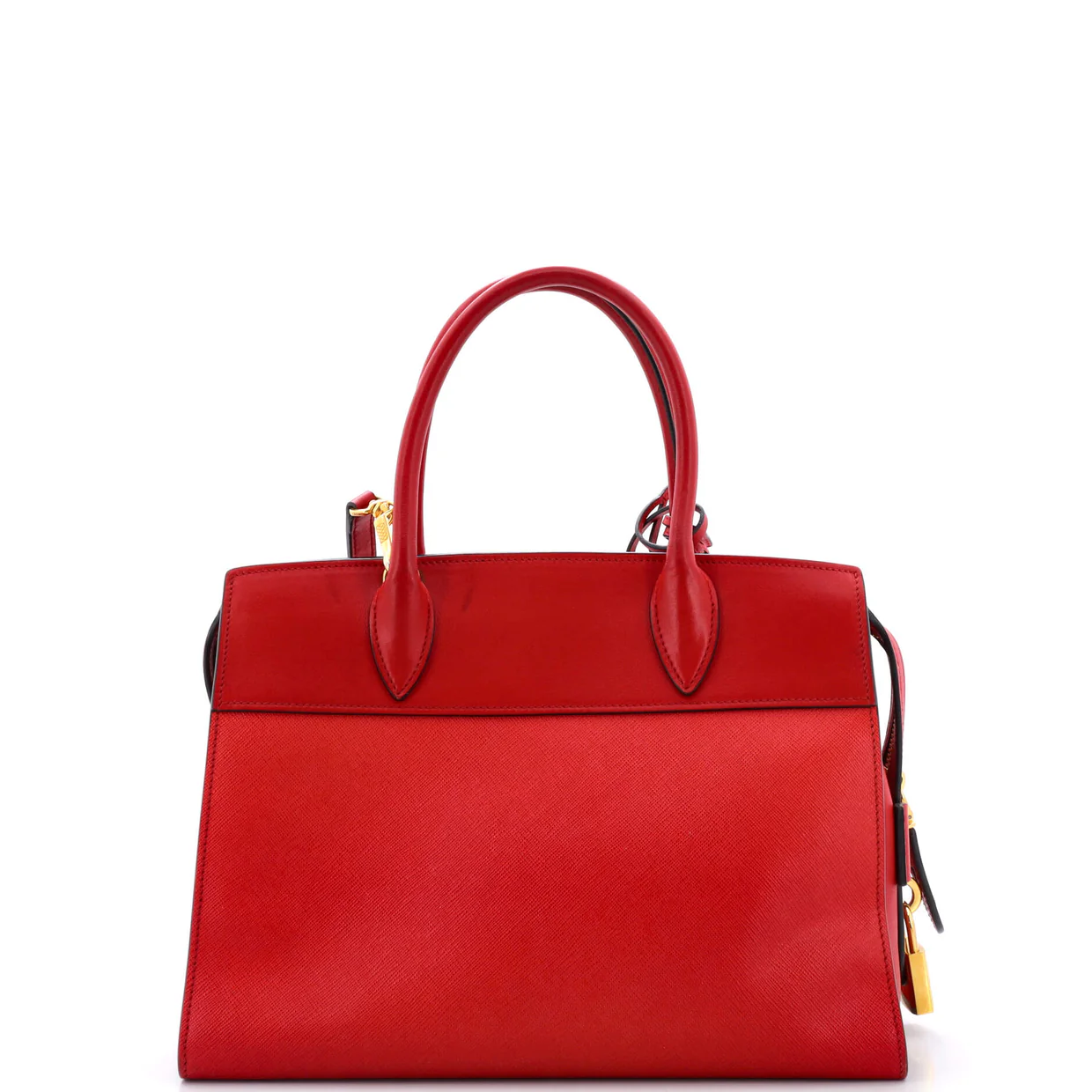 Esplanade Tote Saffiano with City Calf Medium - Deep Luxury