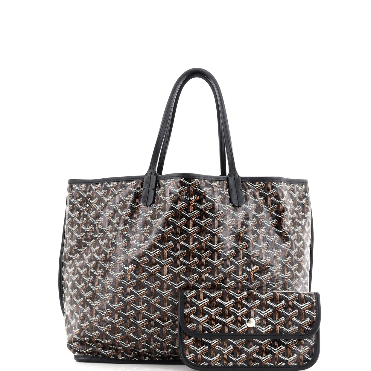 Anjou Reversible Tote Coated Canvas PM - Deep Luxury
