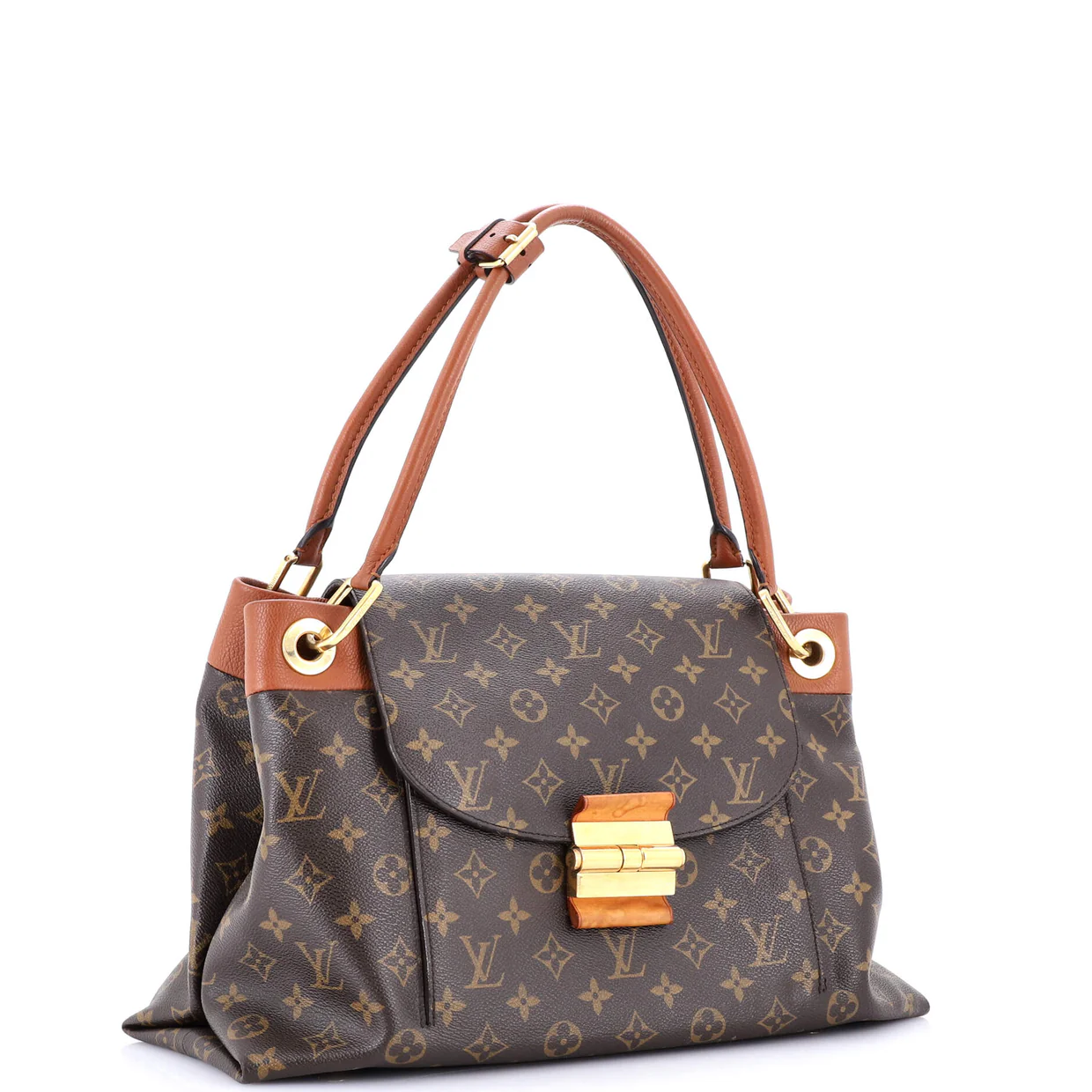 Olympe Handbag Monogram Canvas - Deep Luxury