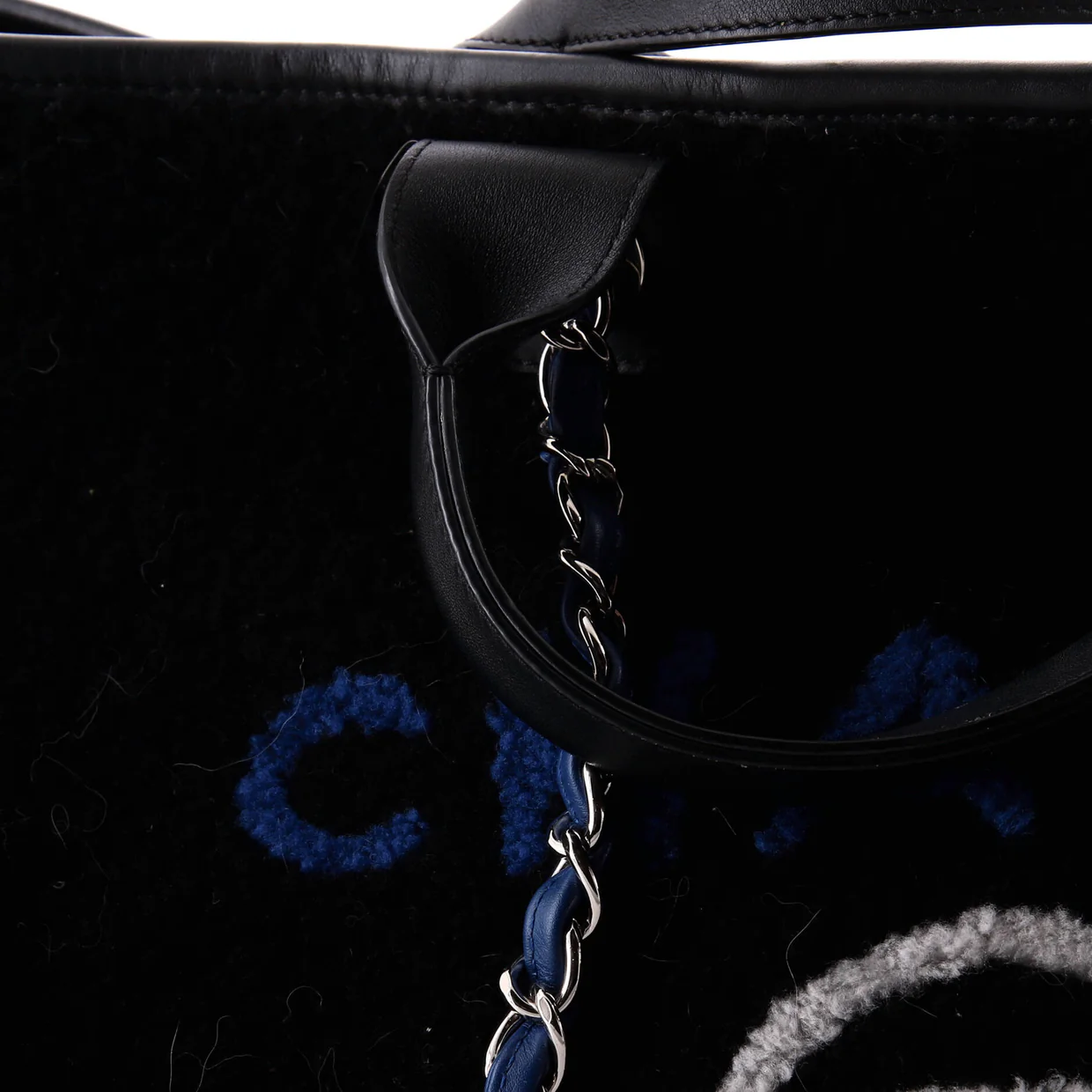 Deauville Tote Shearling Large - Deep Luxury