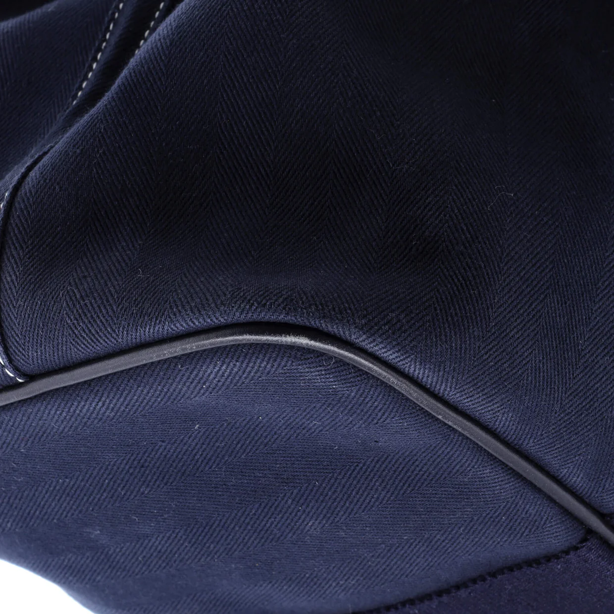 Valparaiso Bag Toile and Leather MM - Deep Luxury
