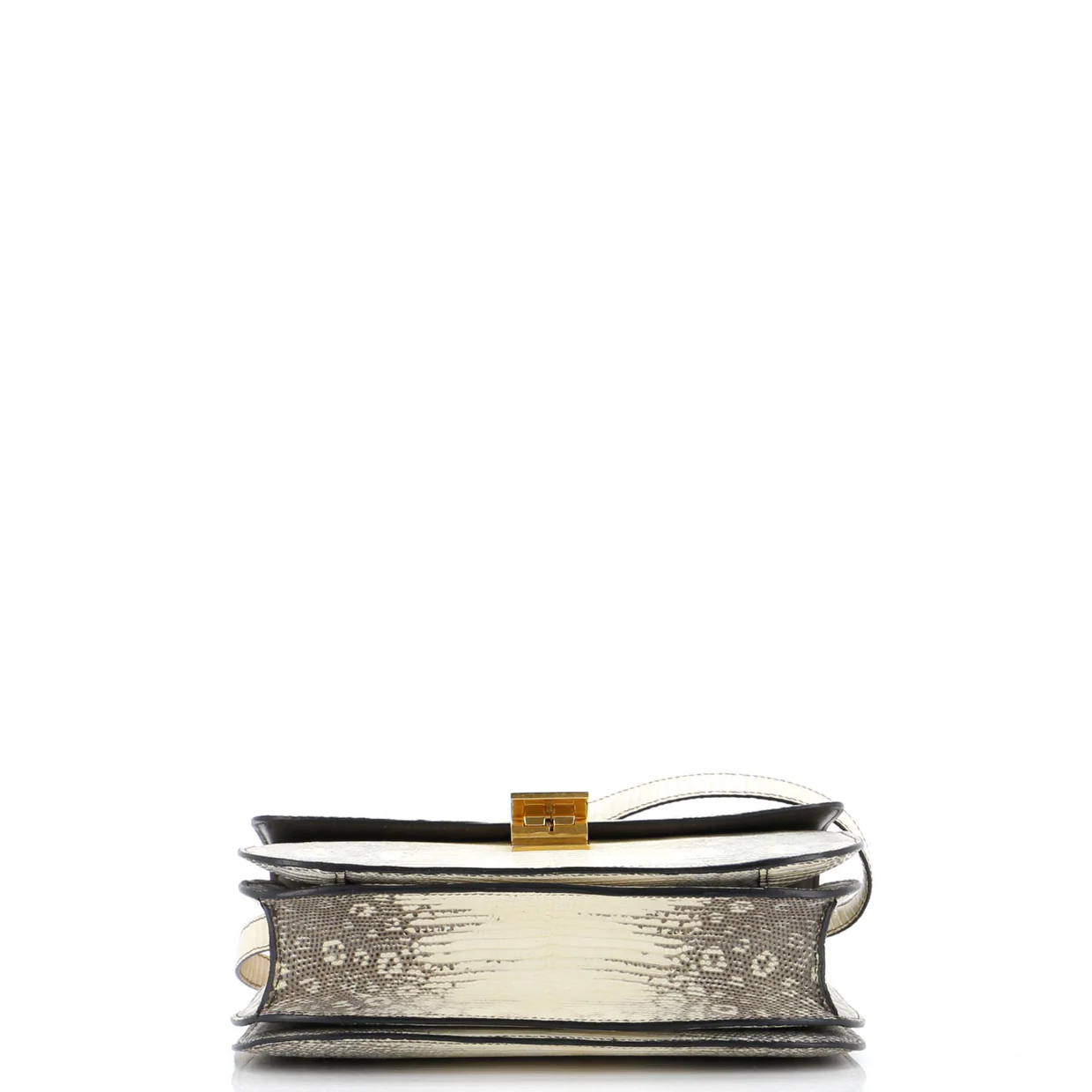 Classic Box Bag Lizard Medium - Deep Luxury