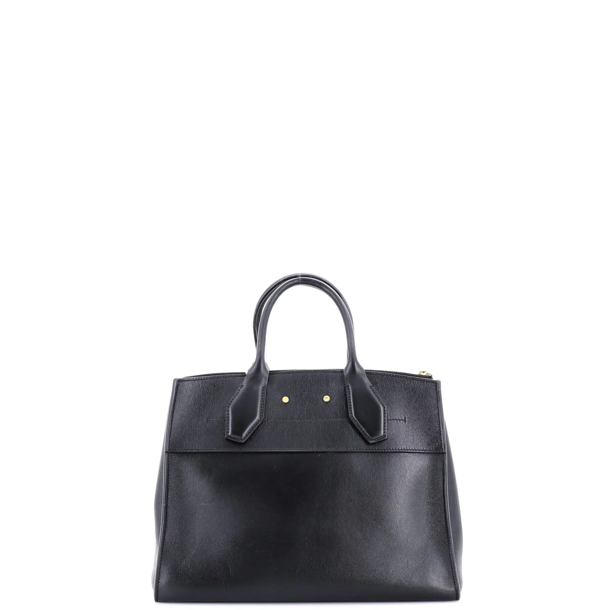 City Steamer Handbag Leather MM - Deep Luxury