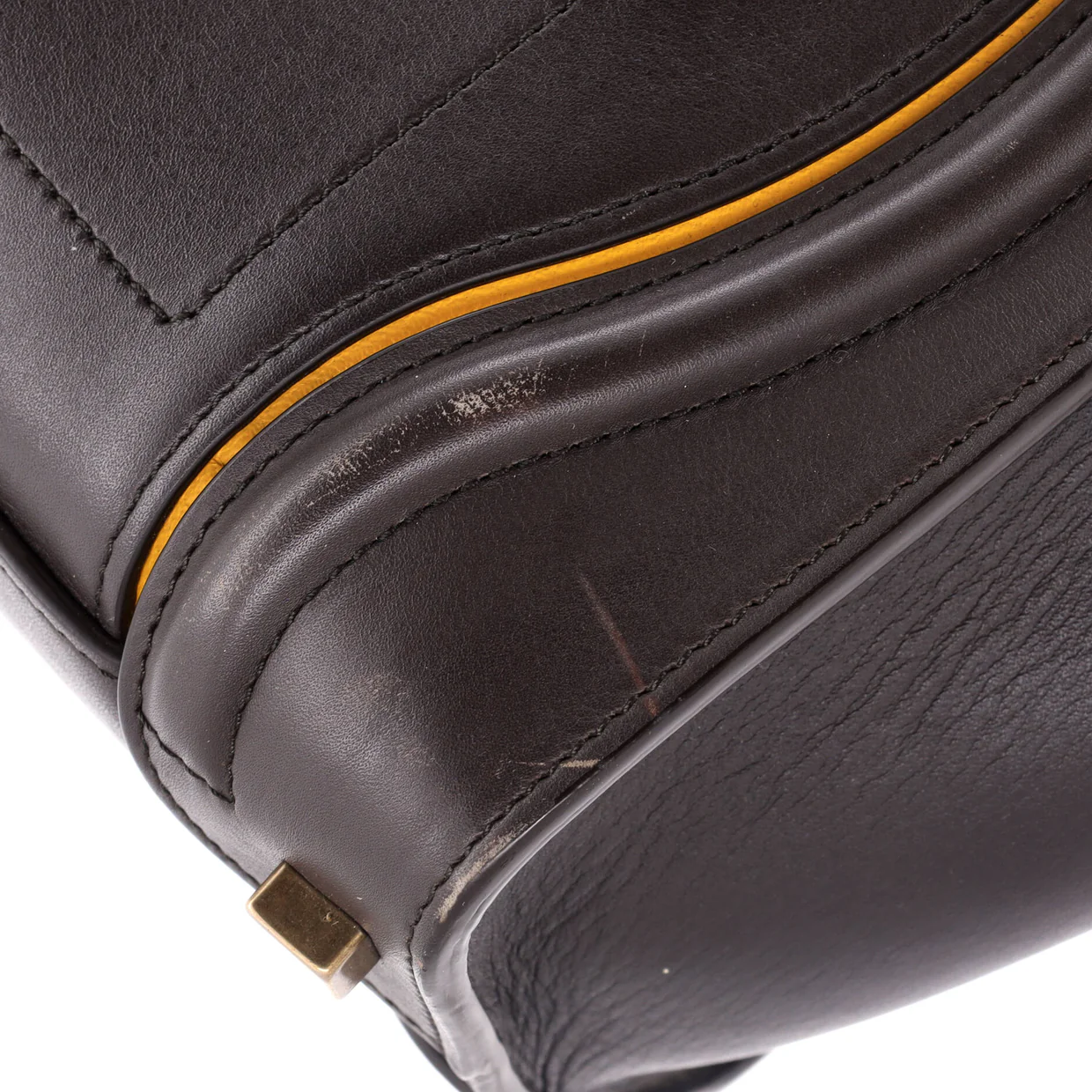 Luggage Bag Smooth Leather Micro - Deep Luxury