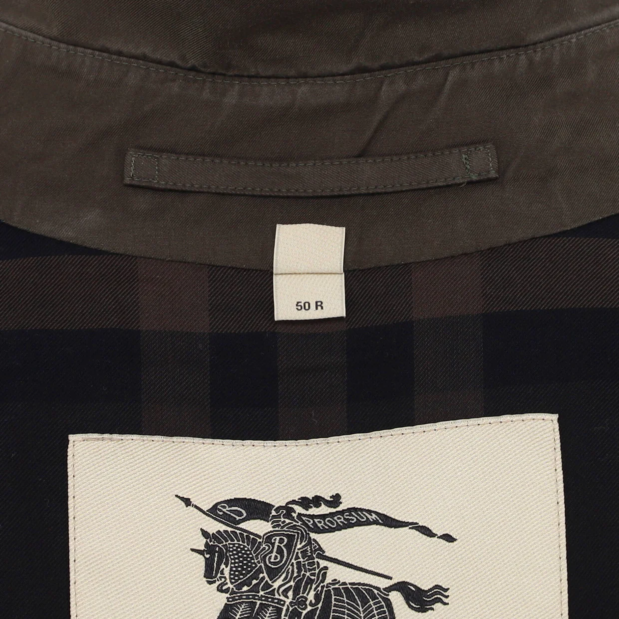 Men's Double Breasted Trench Coat Cotton with Leather - Deep Luxury